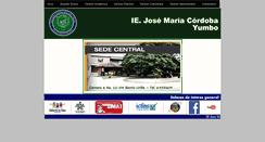 Desktop Screenshot of josemariacordobayumbo.edu.co